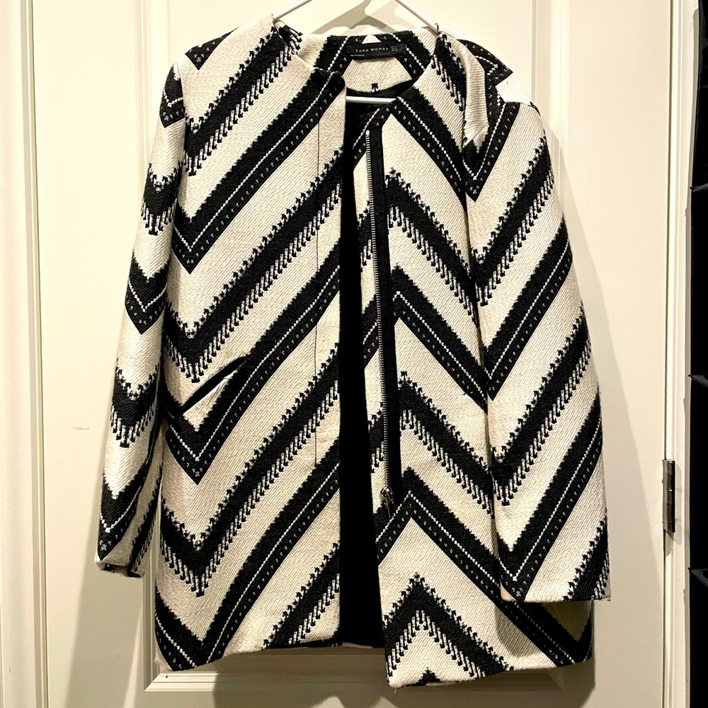 Zara woman knit coat
